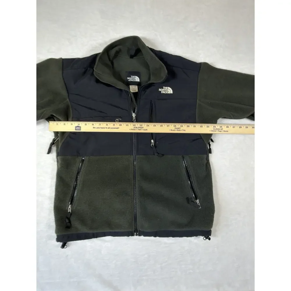 The North Face Denali Fleece Jacket Mens M Olive Green Black